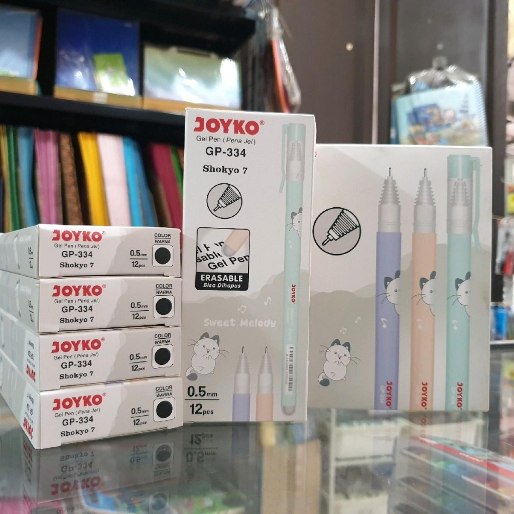 

12 pcs Bulpen joyko bisa dihapus GP.333