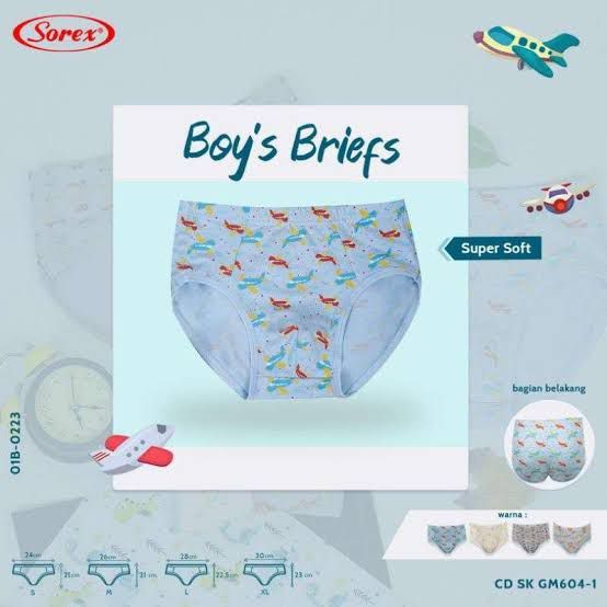 Celana Dalam Segitiga anak Cowo GM604 Sorex