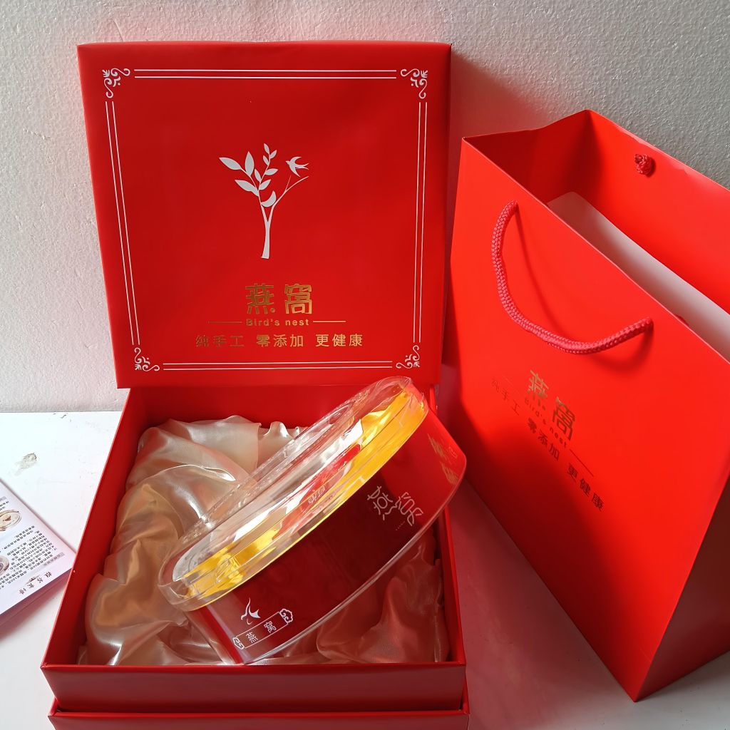 

kotak mewah sarang burung walet/gift box/ motif pohon