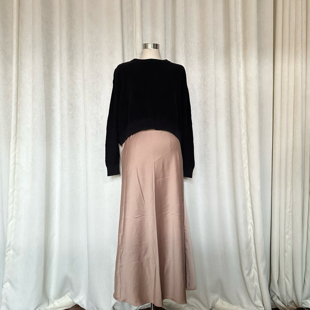 silk skirt coksu preloved