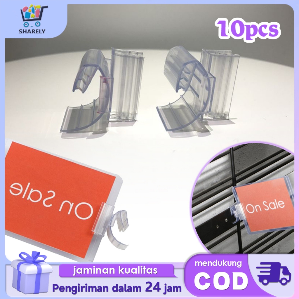 

10pcs Klip Popcard Lurus Wobbler Promosi Toko Penjepit Harga Untuk Jualan Jepit Harga