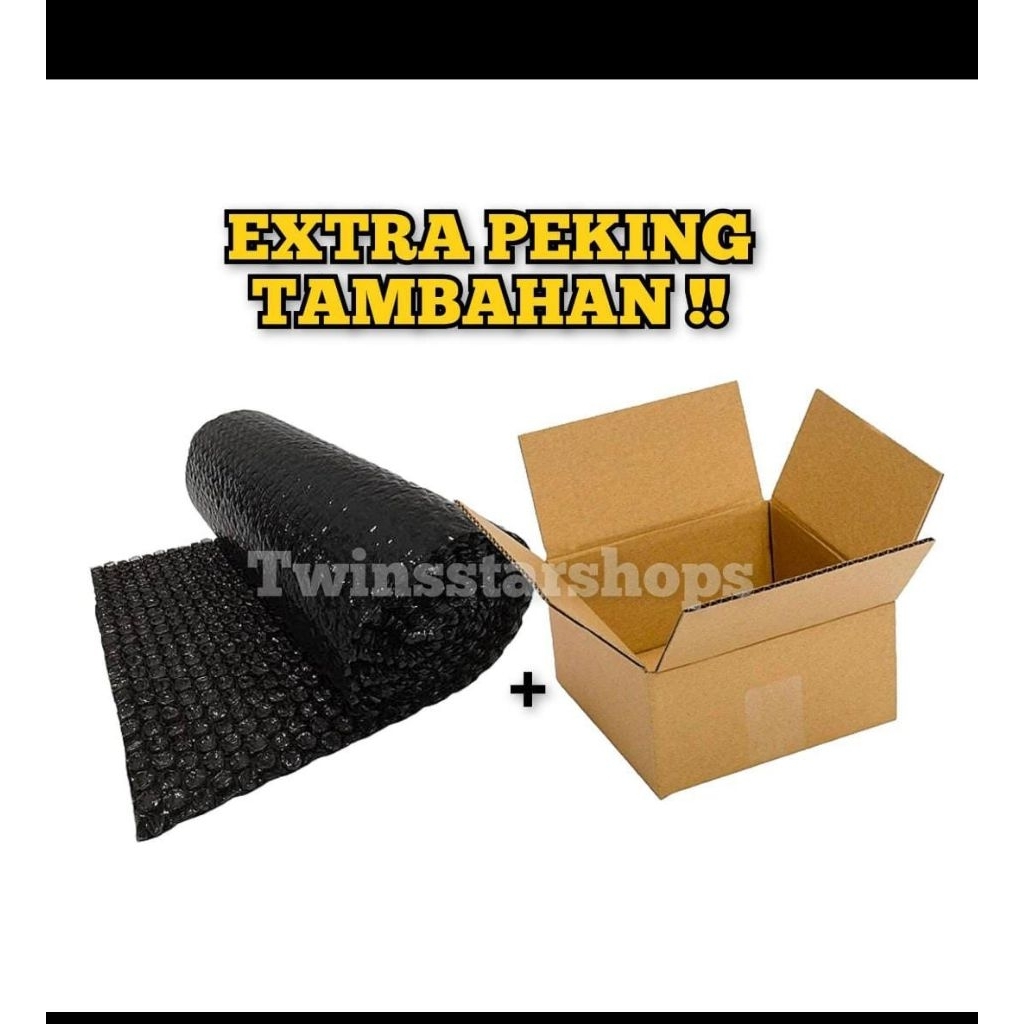 

Buble wrap + Kardus Box Tambahan Peking packing
