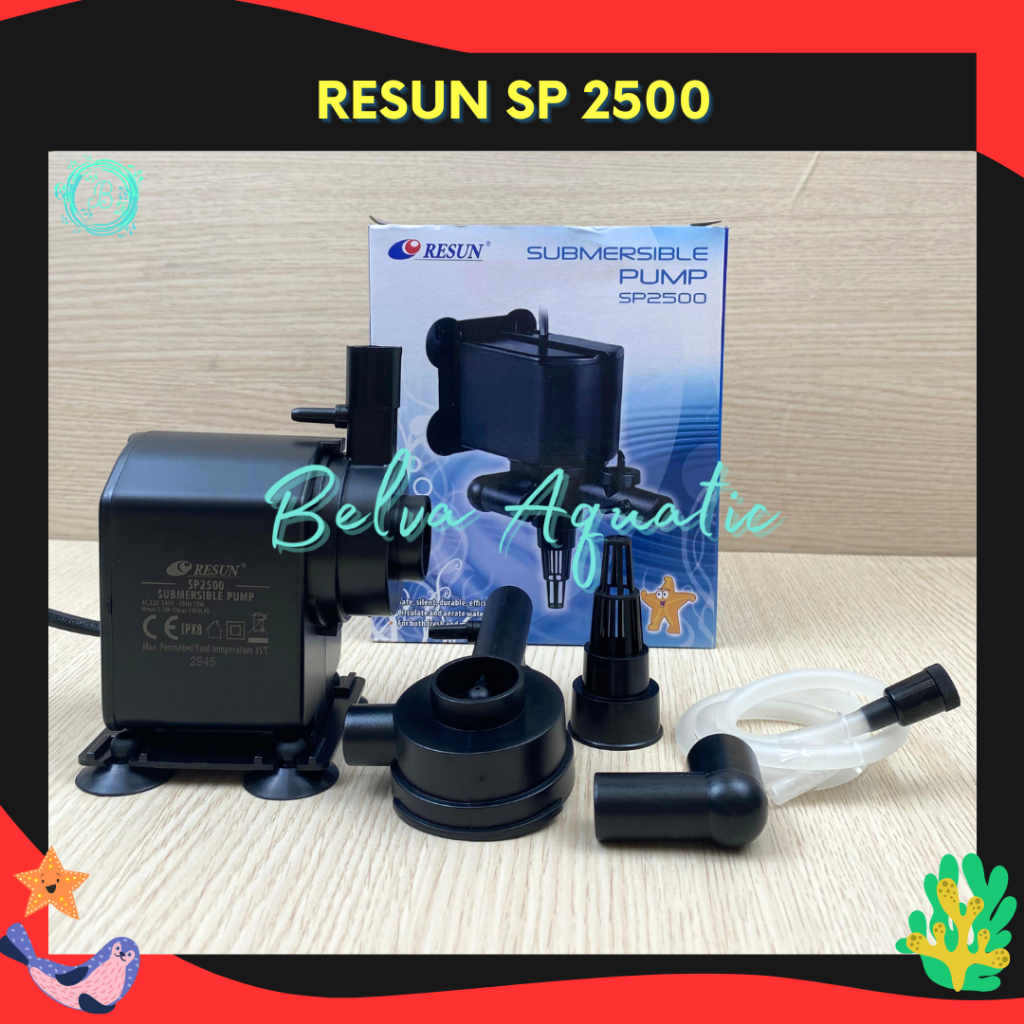 Resun SP 2500 Pompa Aquarium Pompa Celup Aquarium Pompa Air Celup Pompa Hidroponik
