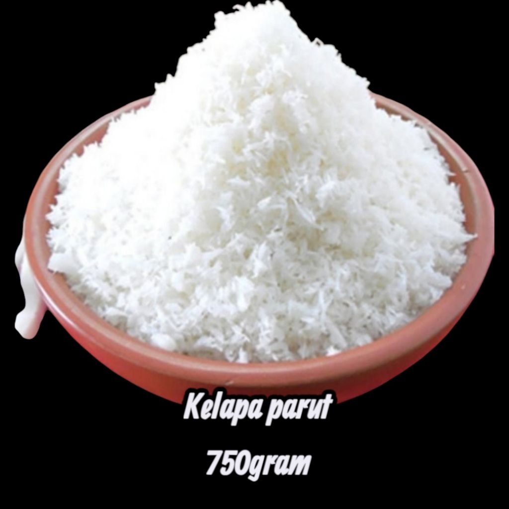 kelapa parut kualitas grade A kemasan 750gr