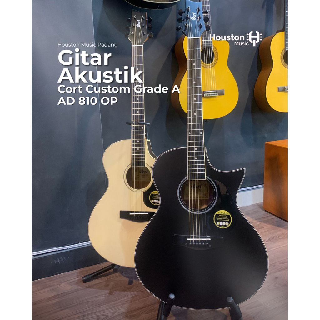 Gitar Akustik Cort AD 810 OP custom Grade A