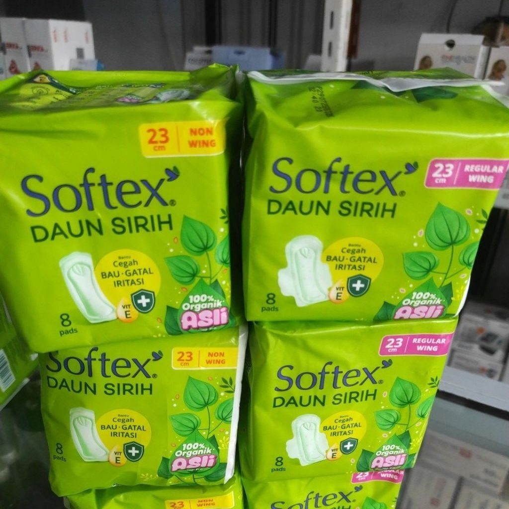 softex daun sirih 23cm isi 8pcs
