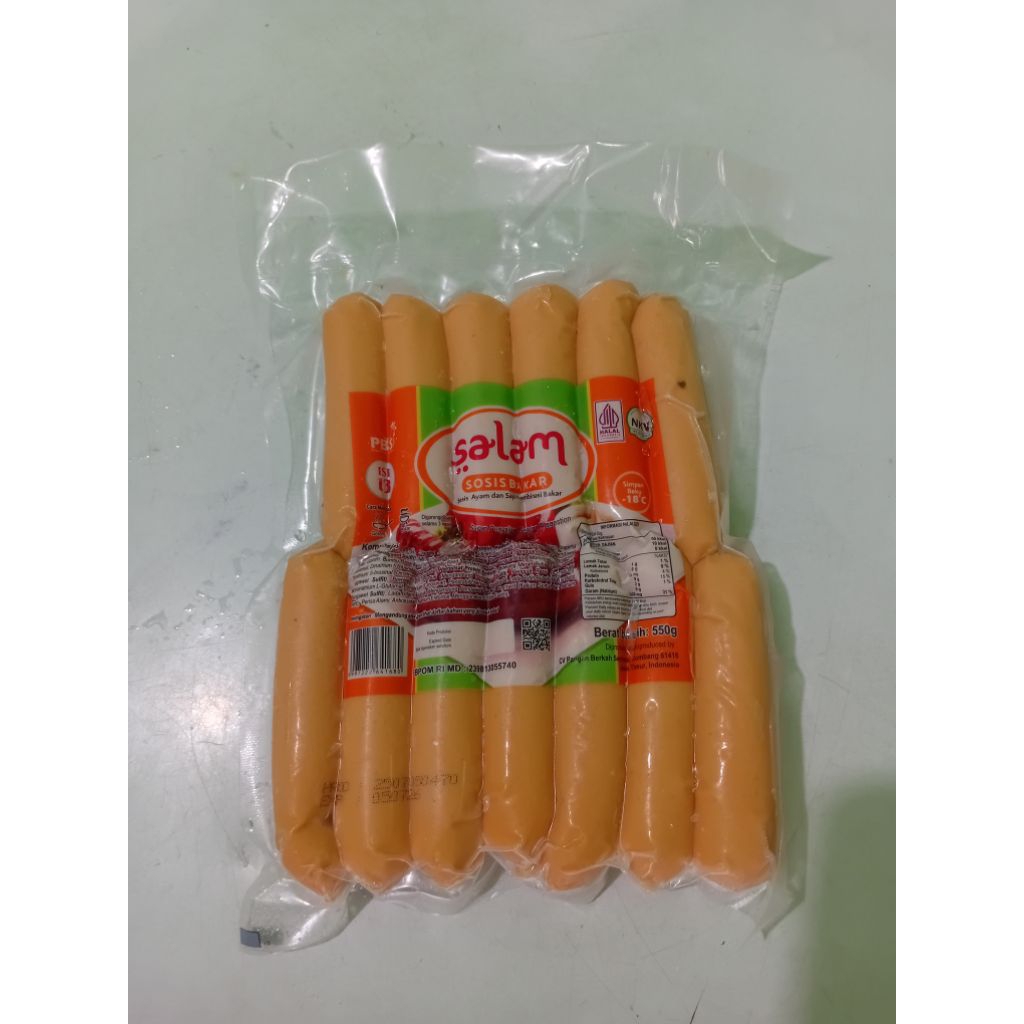 

Salam Sosis Bakar Jumbo (isi 13) 500gr