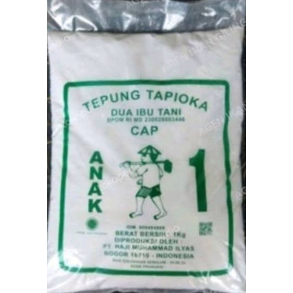 

TEPUNG TAPIOKA DUA IBU TANI CAP ANAK 1.KEMASAN 1KG
