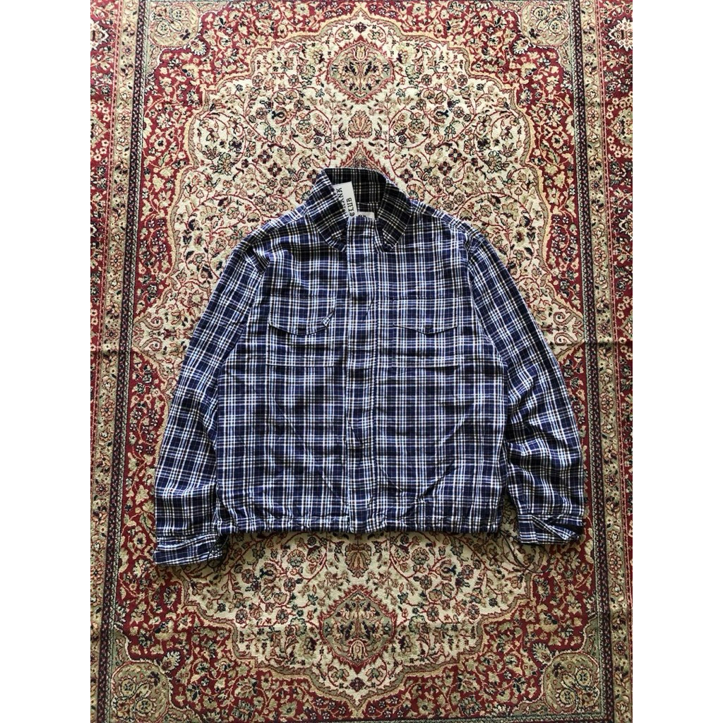 Travel tartan zipper up jacket Vintage Tartan jacket HG610