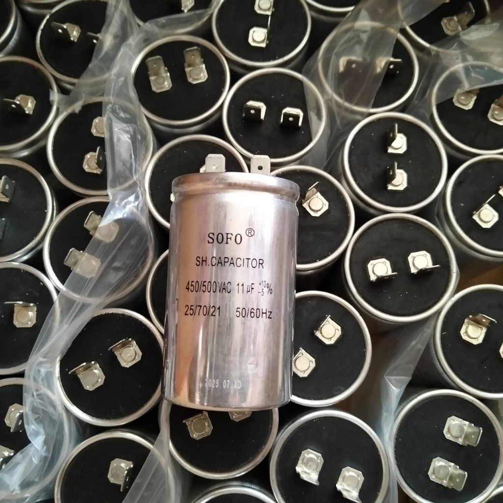 Kapasitor sofo 11uf Kapasitor mesin cuci 1 tabung Sofo 11 uf Original