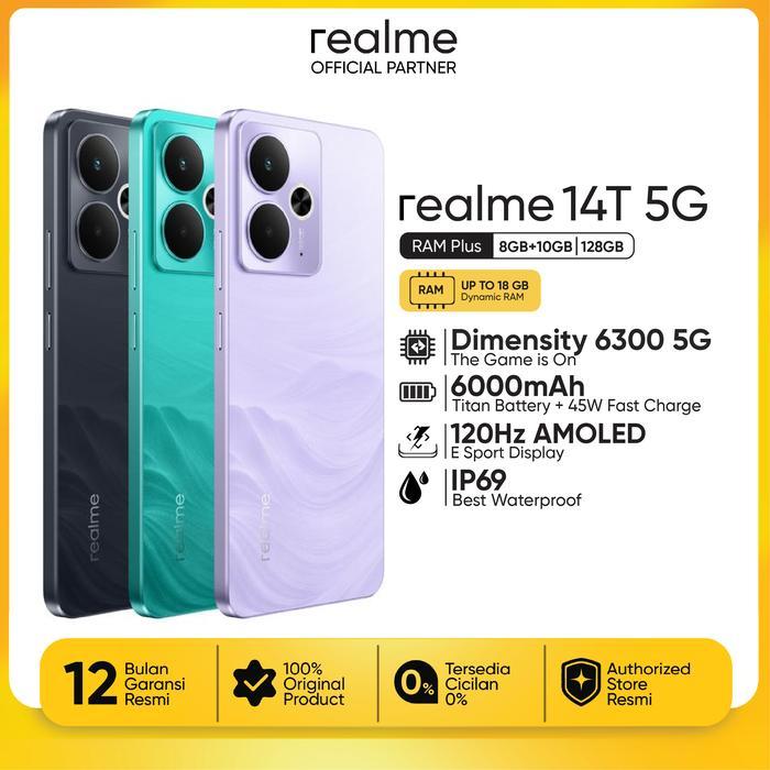 Realme 14T 5G Ram 8/128Gb Ram 8Gb Internal 128Gb