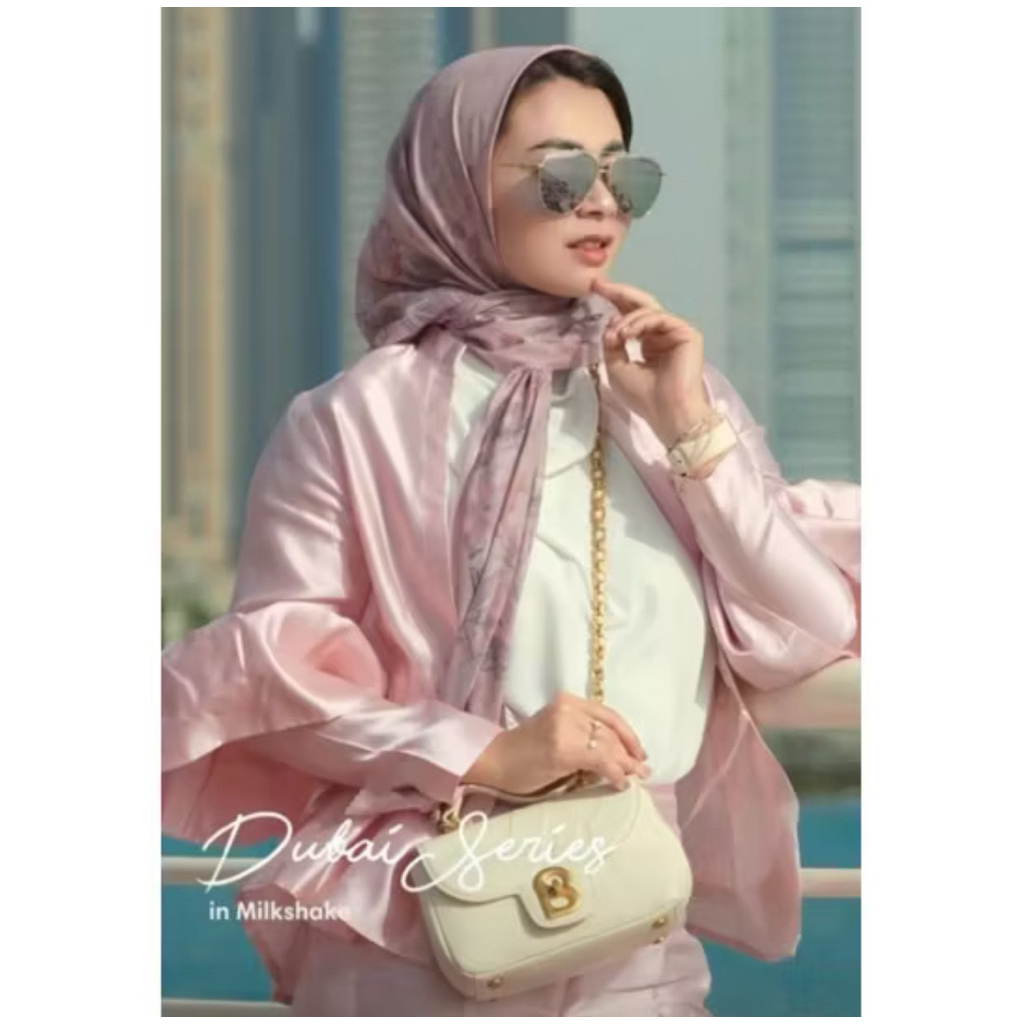 Buttonscarves Dubai Voile - Milkshake