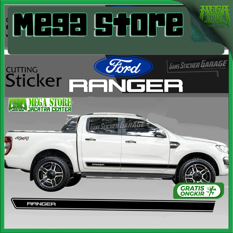 MEGASTORE Ford Ranger Variasi sticker Akaseoris Ford Ranger