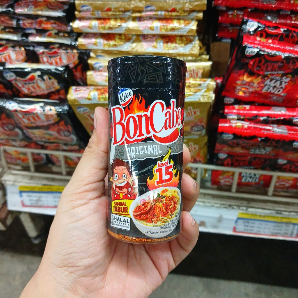 

Kobe Cabai Boncabe Sambel Bubuk Bon Cabe Level 15 @45g Rawit Tabur Chili Powder Filling Pedas Hot Gurih