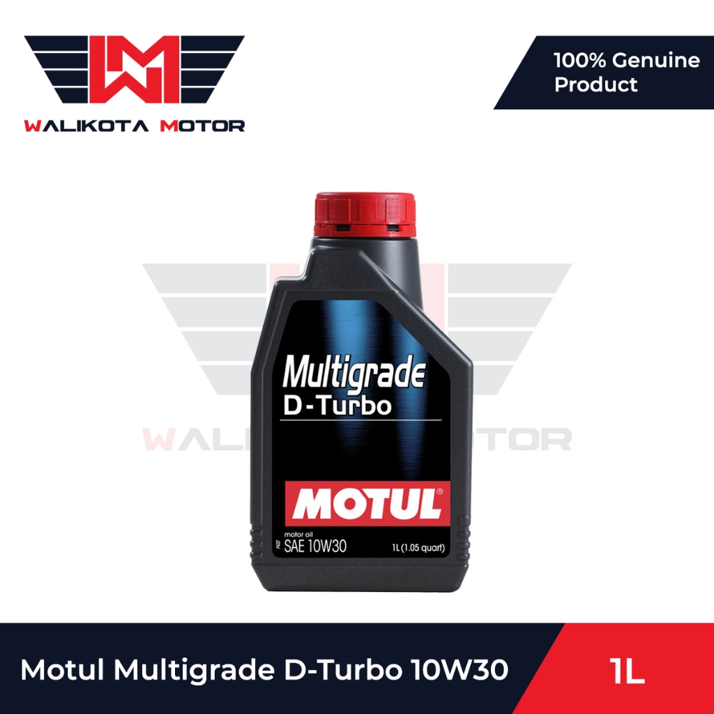 MOTUL MULTIGRADE D-TURBO 10W30 1L - OLI MESIN MOBIL DIESEL 100% ORIGINAL