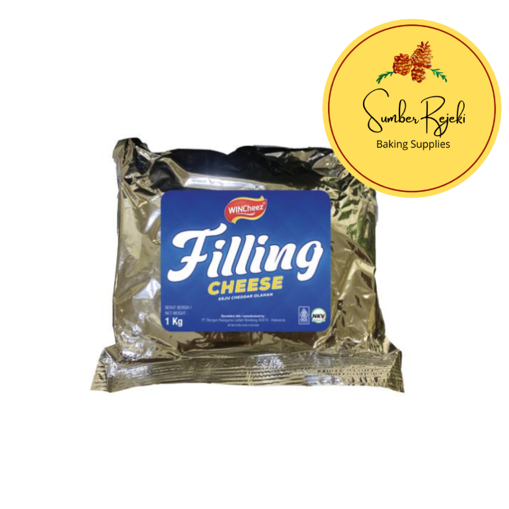 

Wincheez Filling Keju Spready KEMASAN ASLI PABRIK 1 KG / 1kg