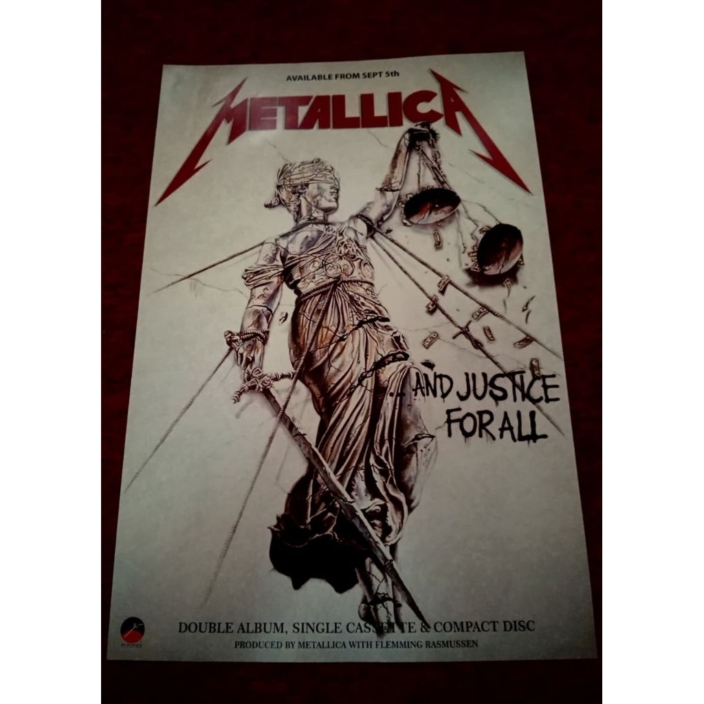Metallica | Metallica And Justice For All | Poster Metallica