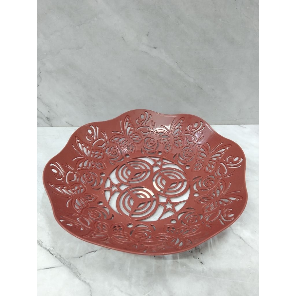 PIRING ROTAN PLASTIK / PIRING BUAH PLASTIK