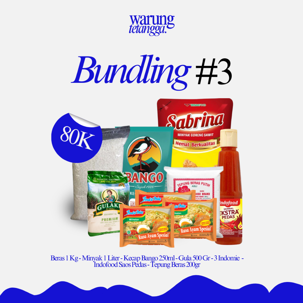 

PAKET BUNDLING HEMAT / PAKET SEMBAKO #BUNDLING3