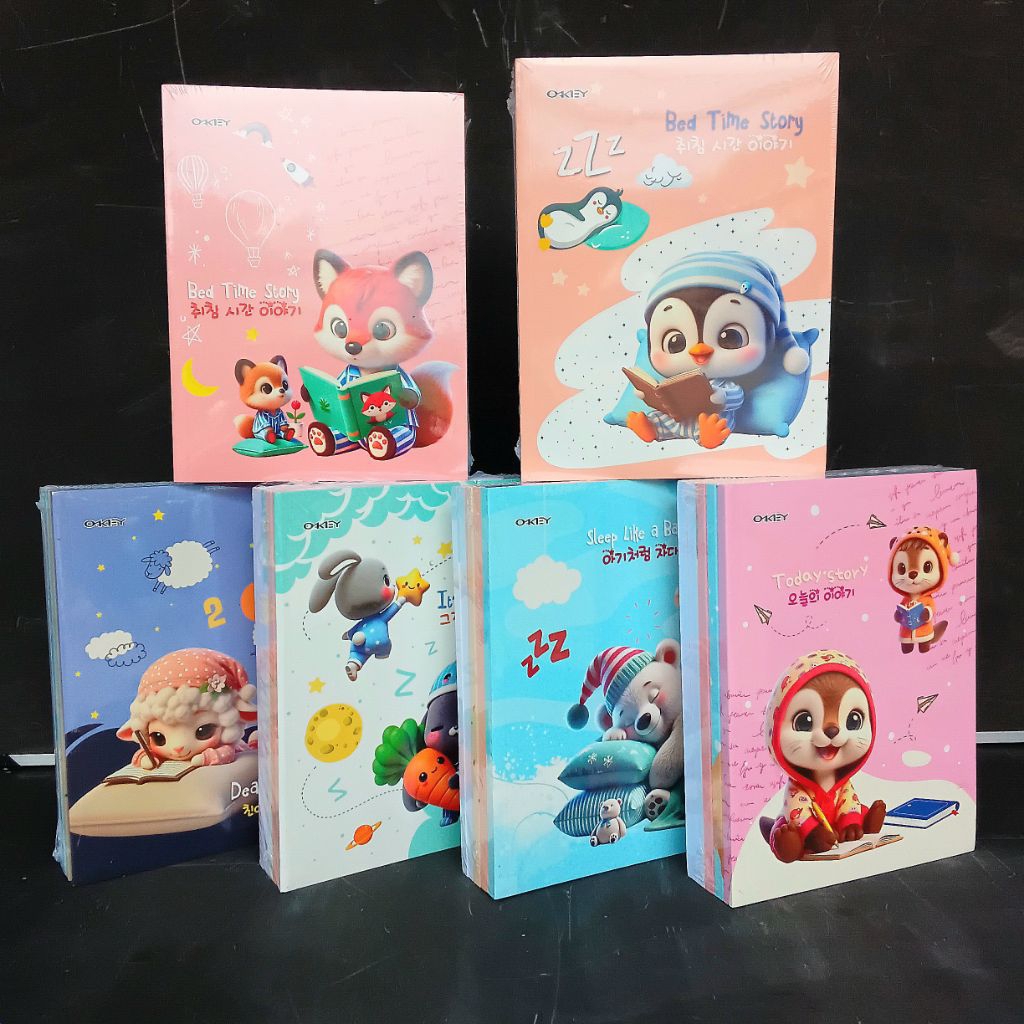 Buku Tulis Okey 98 Lembar Motif Fancy ( Pak 5 Buku ) [ Original ] Produk By Kiky