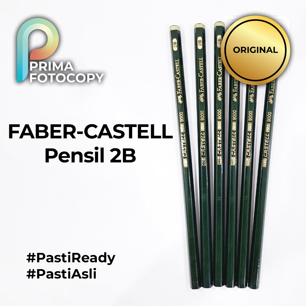 

Pensil Faber Castell 2B - ASLI - Dapat Terbaca Di Komputer