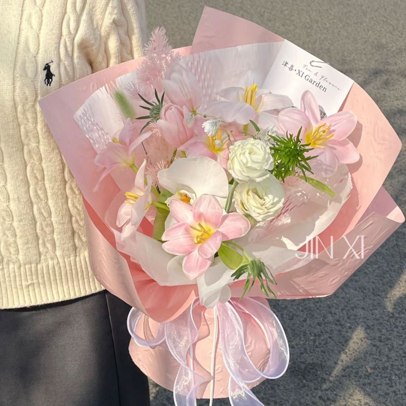 

(GC) Kertas Emboss Bunga 3D Kertas Wrapping Premium Korea Buket Bunga Korean (1PACk = 10 LEMBAR)