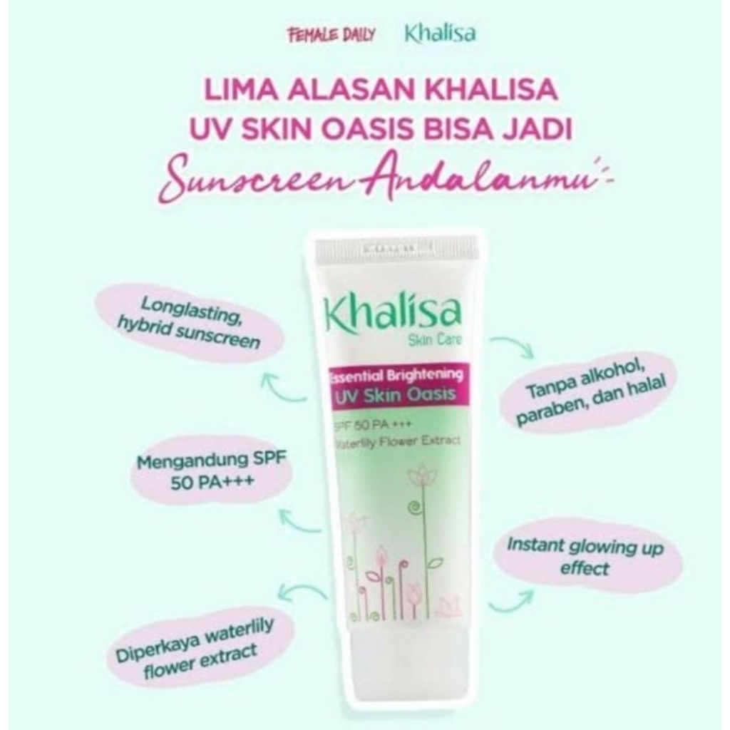 sunscreen khalisa spf 50 pa++