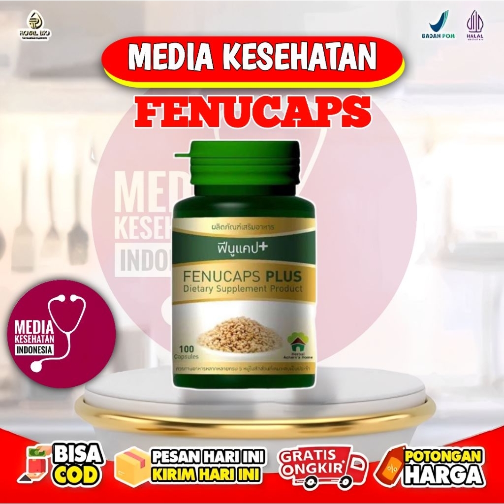FENUCAPS BREASTFEEDING PELANCAR ASI BOOSTER LECICAPS MEMBUKA SUMBATAN SALURAN ASI