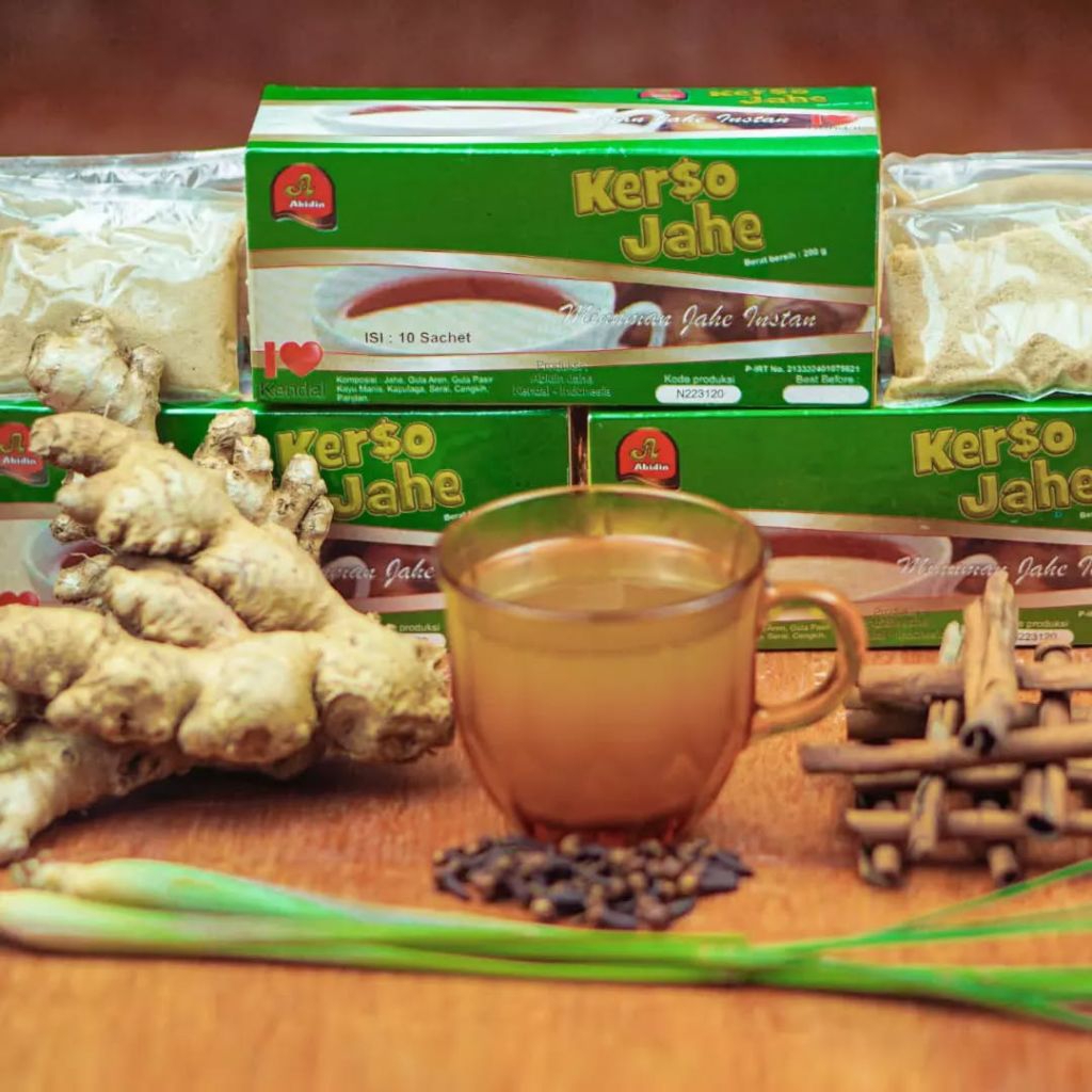 

Kerso Jahe – Minuman Jahe Instan Sachet Asli Kendal | Penghangat Tubuh Herbal Alami