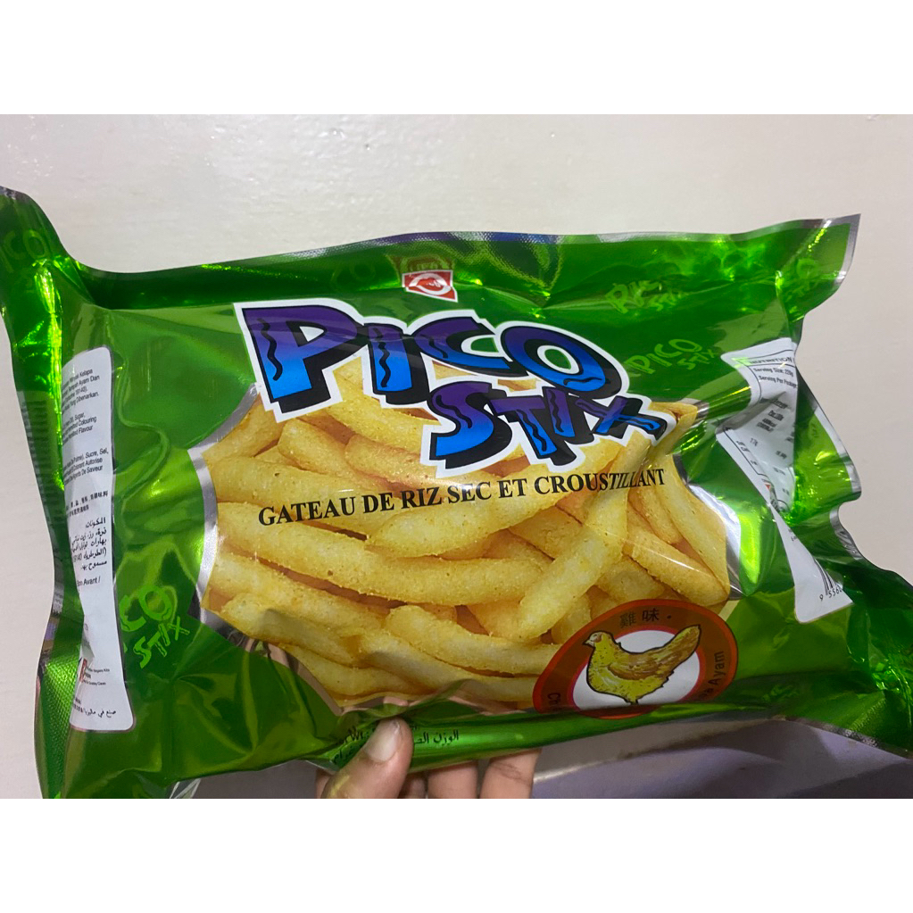 

keropok Pico stik chicken Malay paket 3 pcs