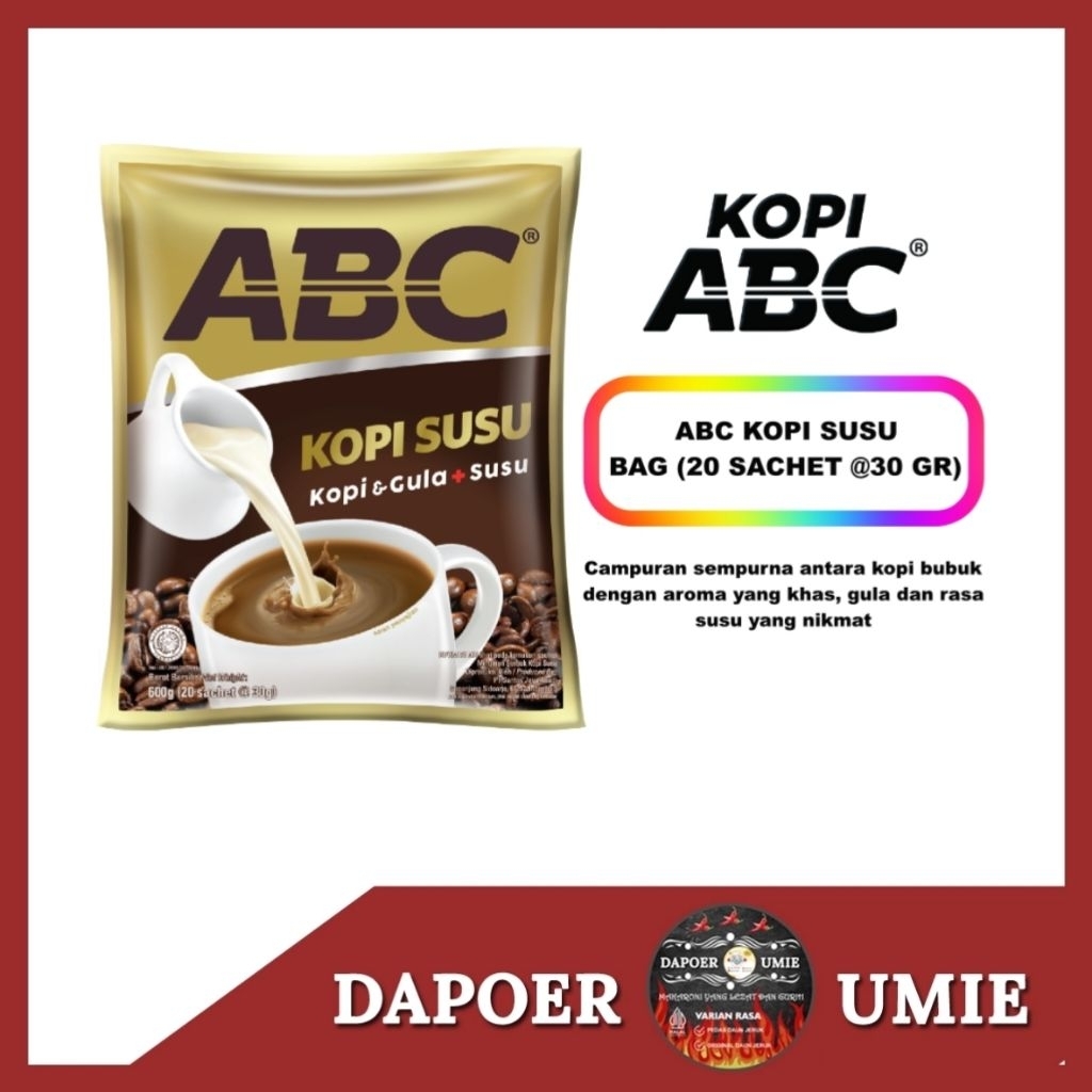 

KOPI ABC Susu 10 Sachet – Kopi Instan Renceng Creamy Nikmat Praktis