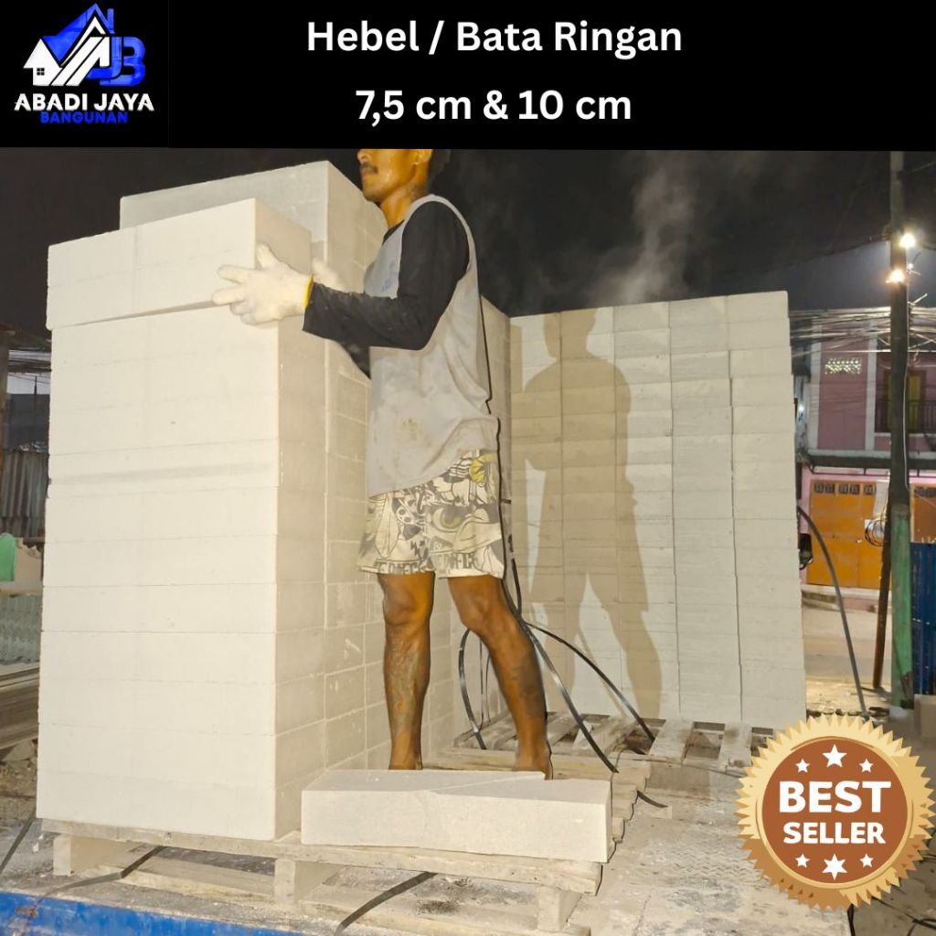 Hebel / Bata Ringan – Harga Per Kubik (Area Tangerang & Jabodetabek)