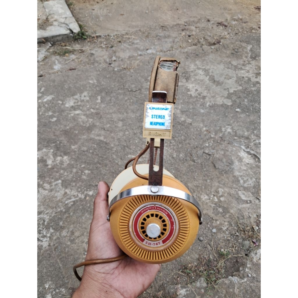Headphone headset unitone jadul vintage