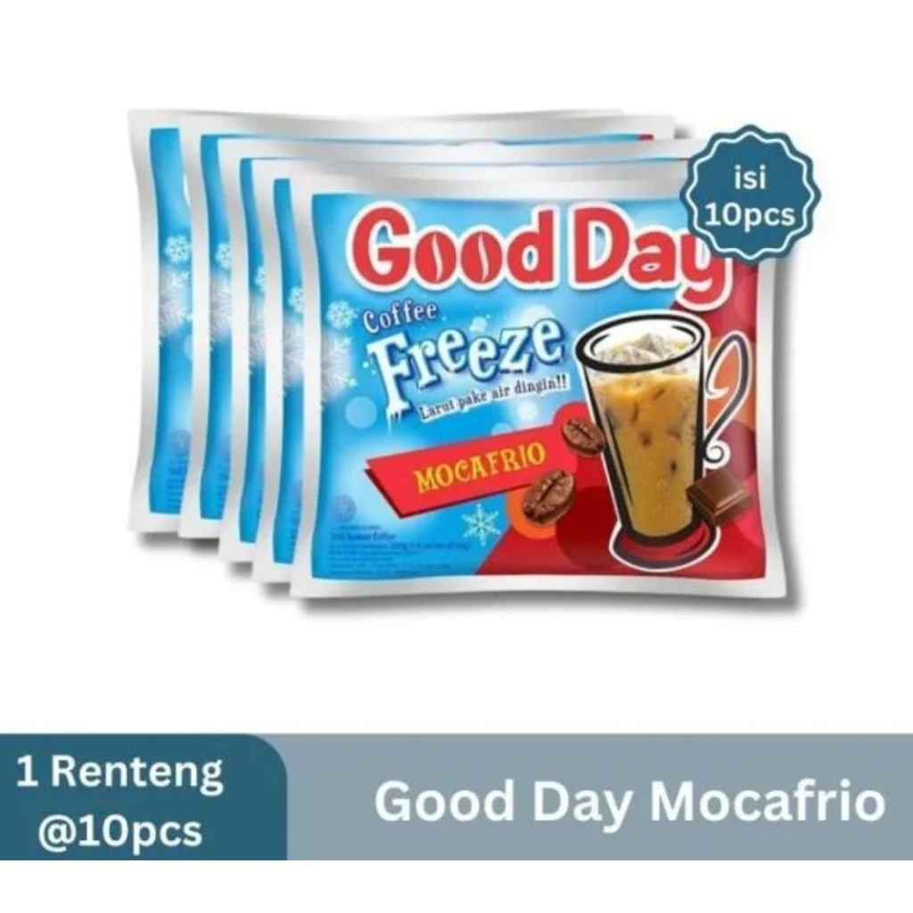 

TERMURAAAHHH Good Day Freeze Renceng/Kopi Instant/Kopi 3in1/10sachet