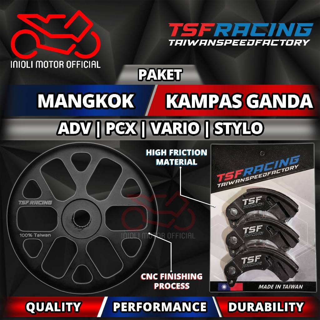 PAKET MANGKOK KAMPAS GANDA TSF RACING VARIO 125 150 160 FI ESP OLD LED NEW ADV PCX 150 160 STYLO VAR