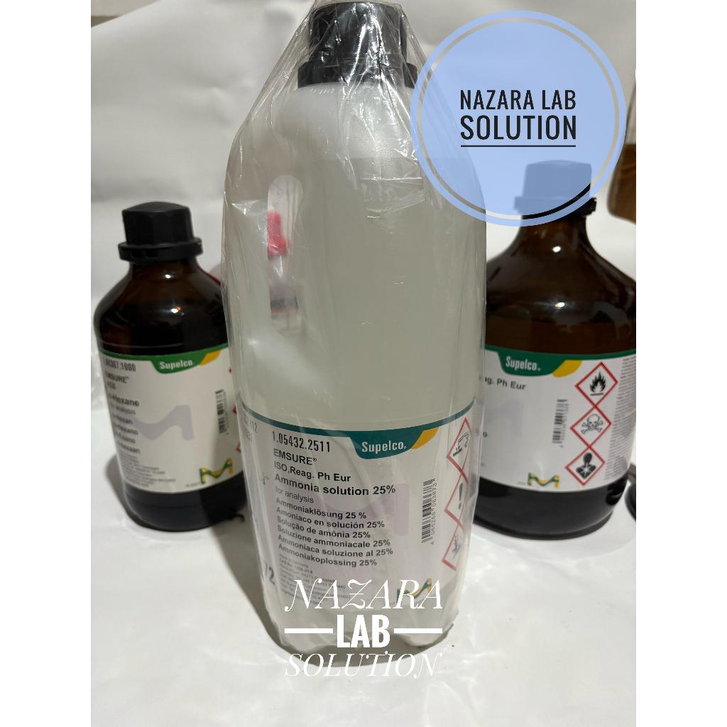 AMMONIA SOLUTION / LARUTAN AMONIA / NH4OH MERCK 105432 2,5L