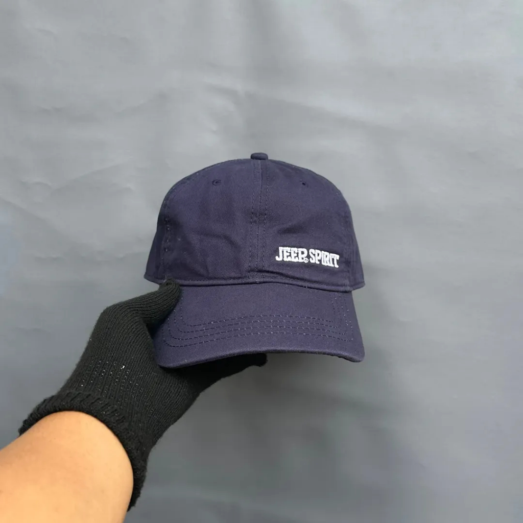 Topi Cadet Commando Caps Unisex Pria Wanita JEEP SPIRIT Navy