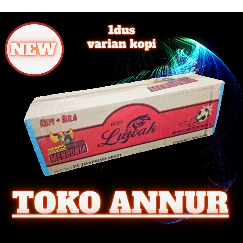 

1dus kopi luwak hitam kemasan rtg , varian kopi kemasan rtg