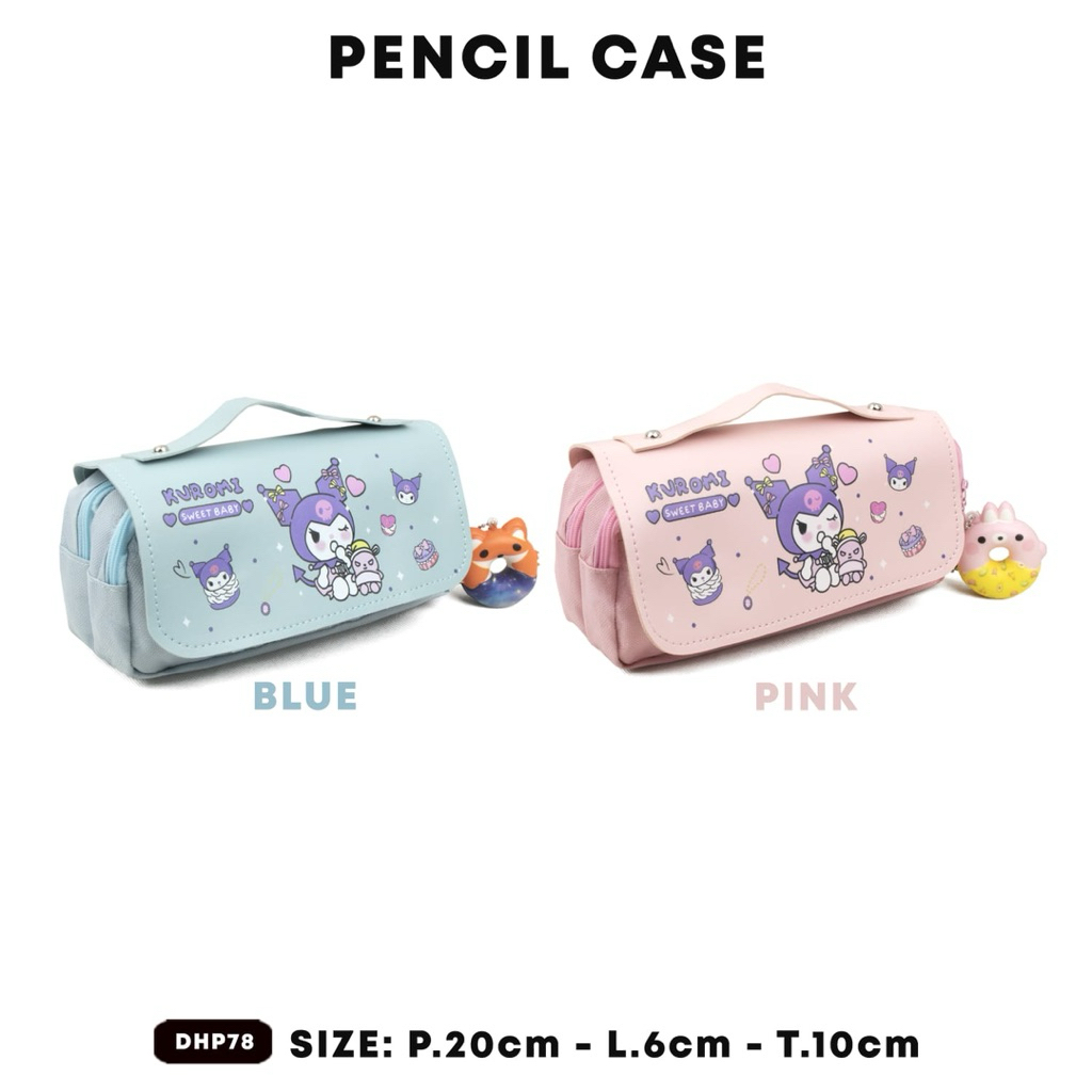 

TERMURAH Tempat Pensil DHP 78 Kuromi / DHP78 / Pencil Case / Stationery / Karakter / Peralatan sekolah anak