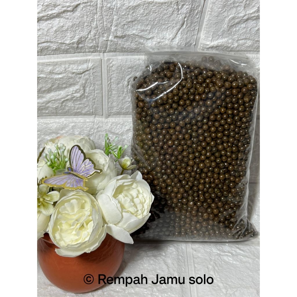 

Jamu Pil Coklat (Pil Pegel Linu) Kualitas Grade A - Butiran kecil Dan Mengkilat - Kemasan 1kg