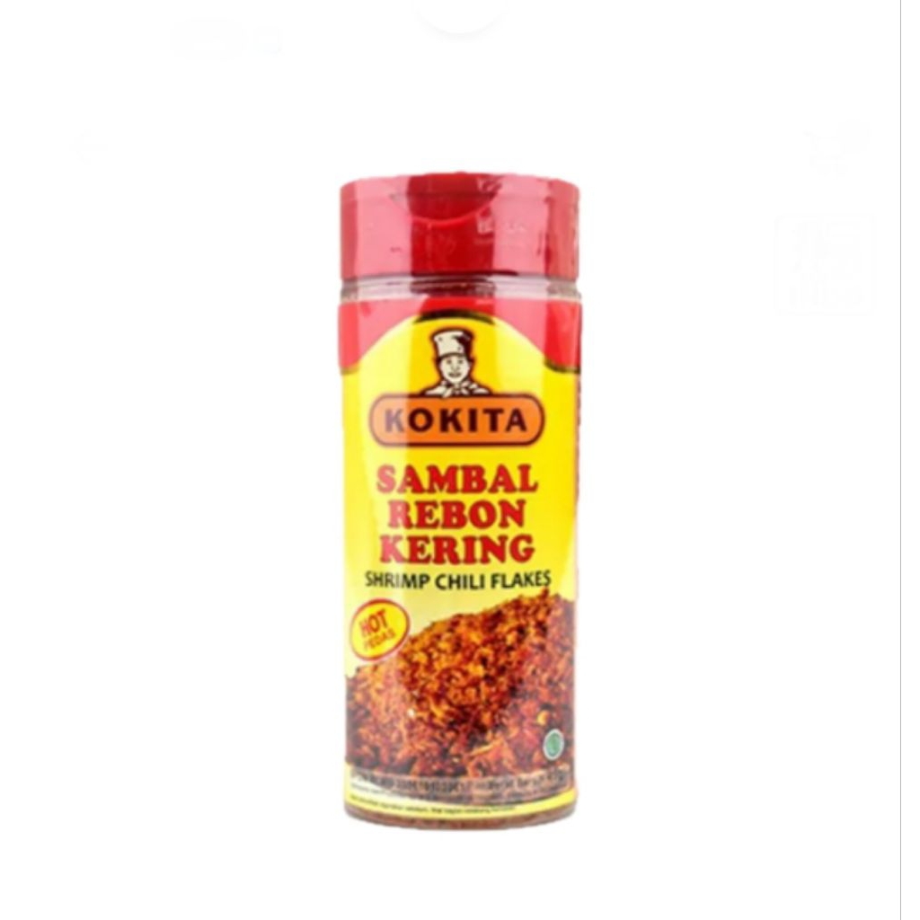 

kokita sambal rebon kering botol 45 gram