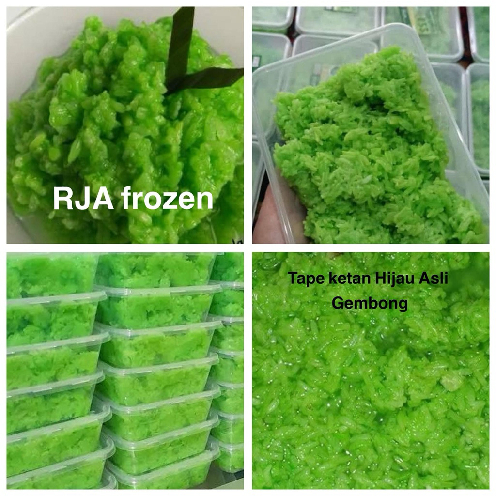 

Tape ketan hijau asli -+500 Gram