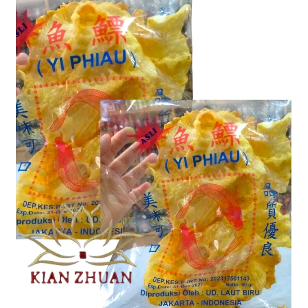 

Yi Phiau Perut Ikan 60gr & 40gr