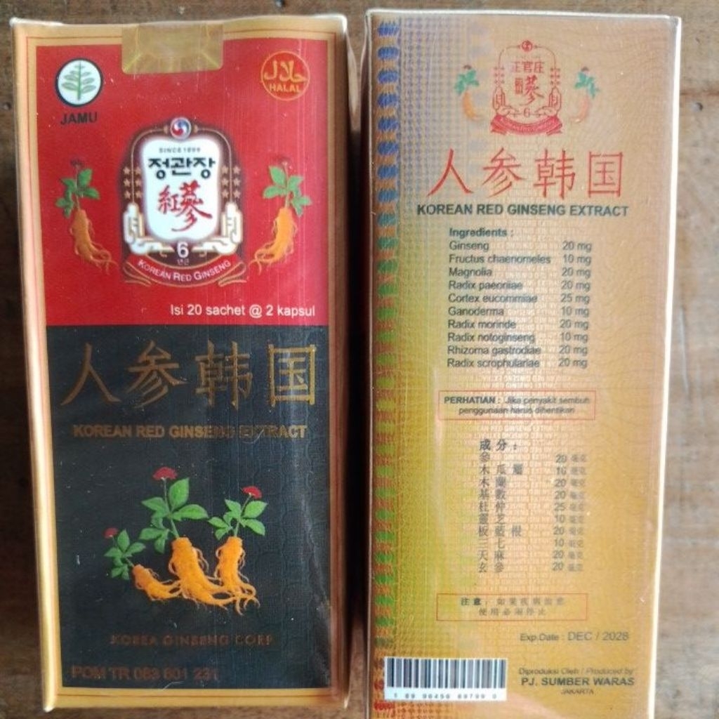 

GINSENG RED KOREA 100%ORIGINAL