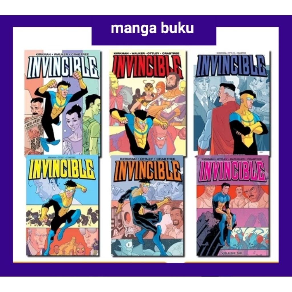 comic the invincible book 25 series| bahasa inggris ( English book ) silakan pilih volume