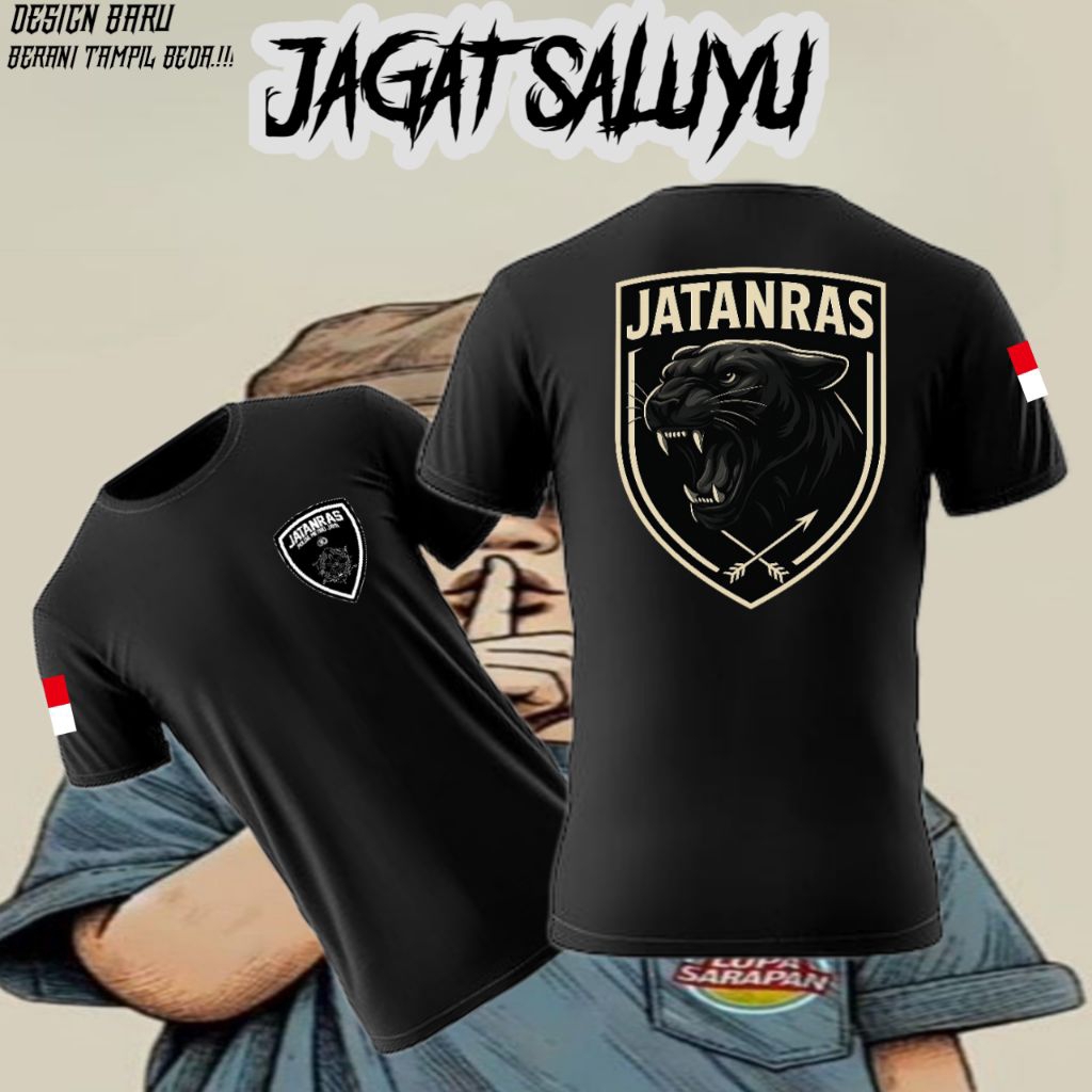 Kaos jatanras baju jatanras lengan pendek