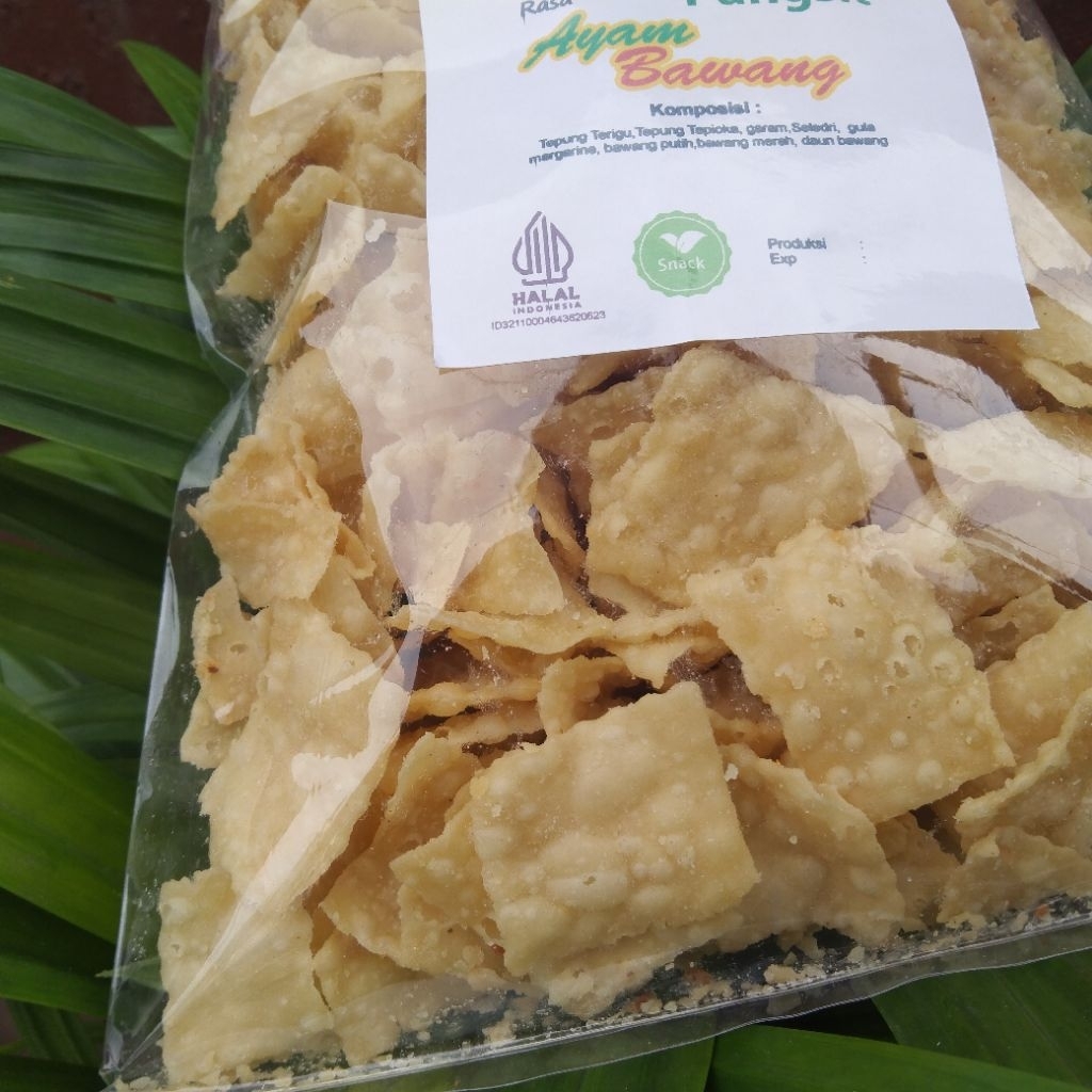 

Kripik Pangsit bawang 1Kg – ( Rasa Ayam Bawang ) Renyah Gurih Murah Enak