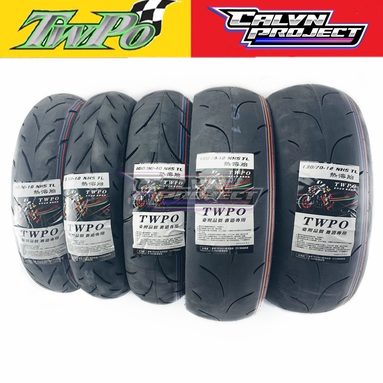 Ban TWPO r12 ring 12 110/70 120/70 100/65 Drag/Roadrace Soft Compound Molis Motor Listrik Vespa Scoo