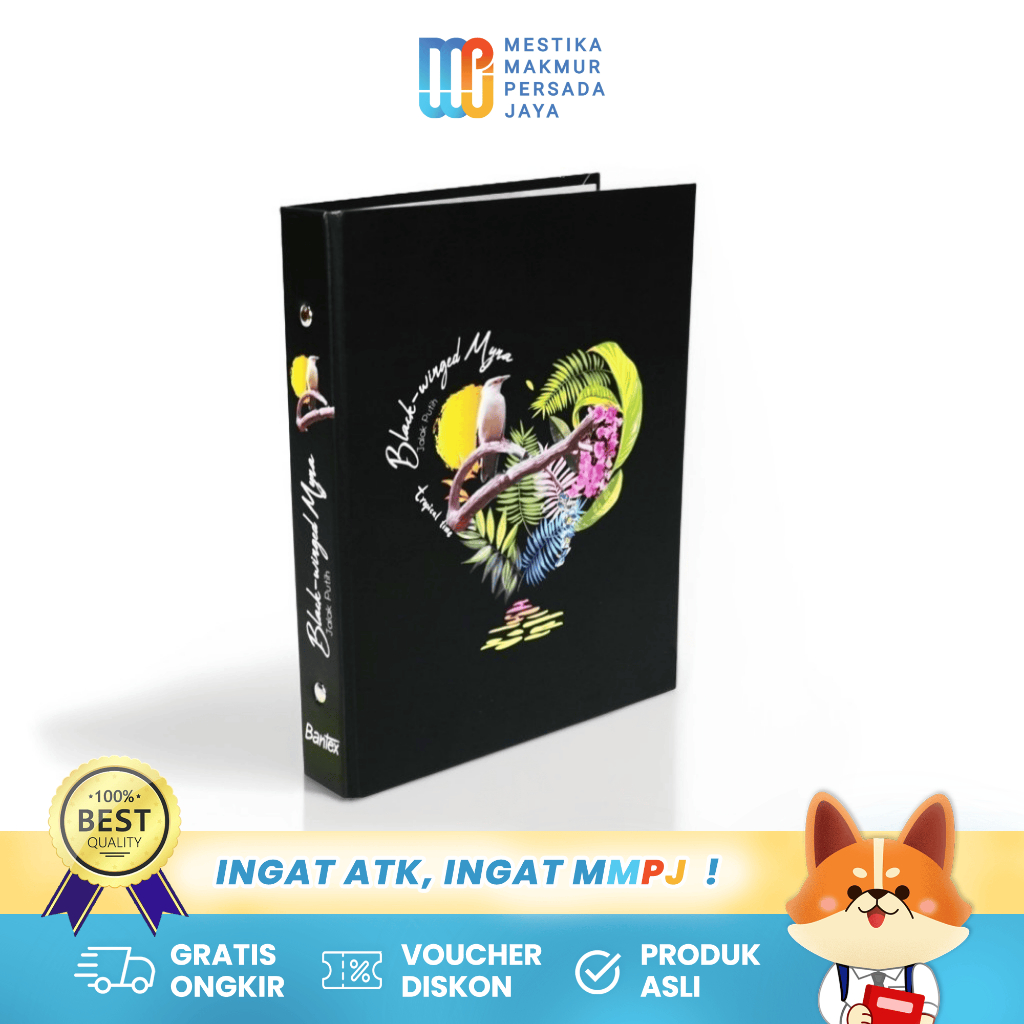 

Bantex Binder B5 Limited Edition Burung Jalak Hitam 1328-39