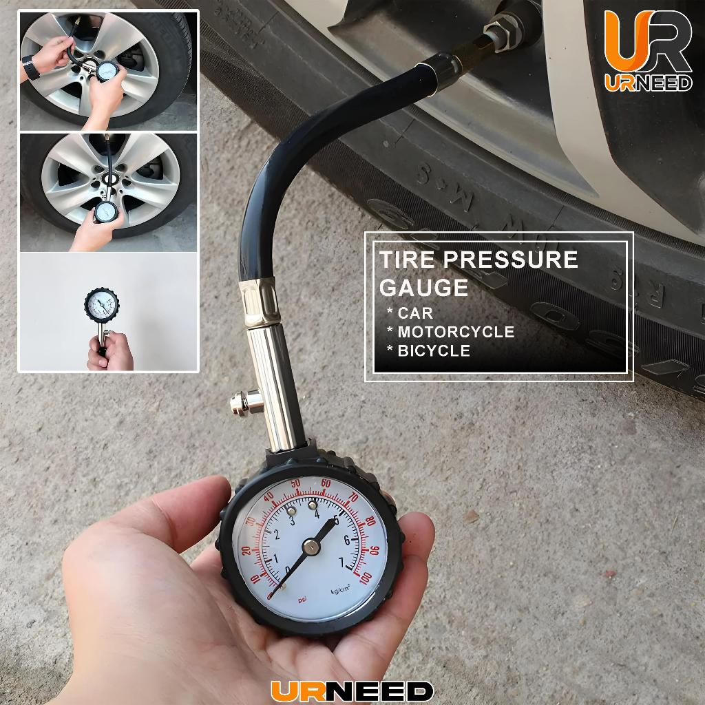 Alat Ukur Tekanan Angin Ban Mobil Motor Kualitas Premium